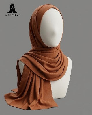 Cinnamon brown hijab
