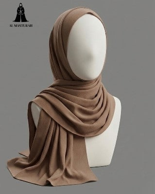 Creamy Brown Hijab
