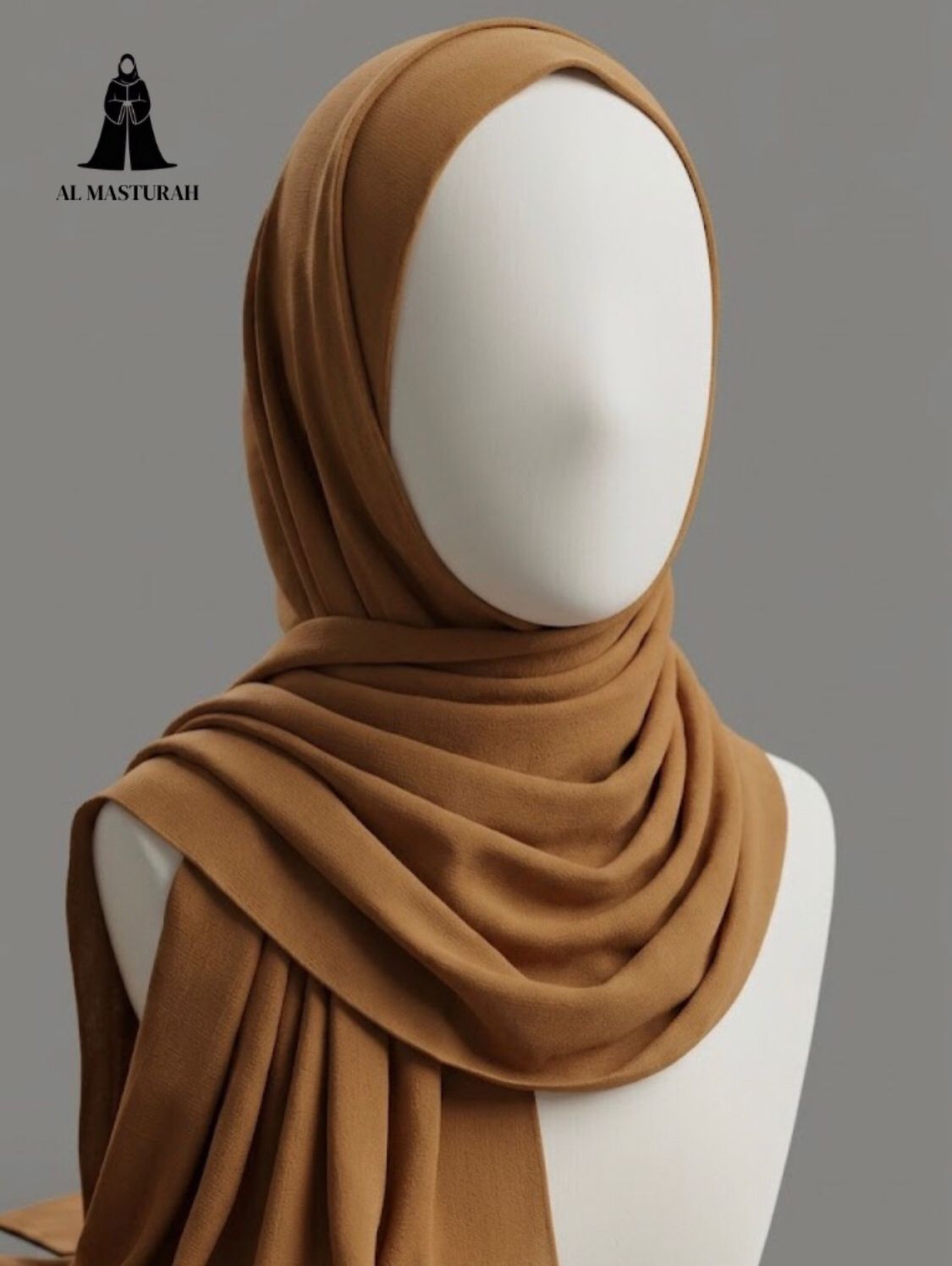 Sand brown hijab