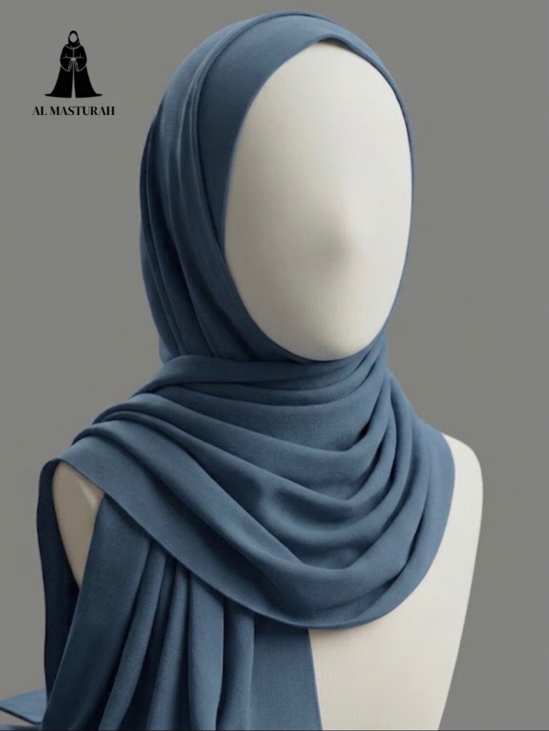 Dusty Denim Hijab
