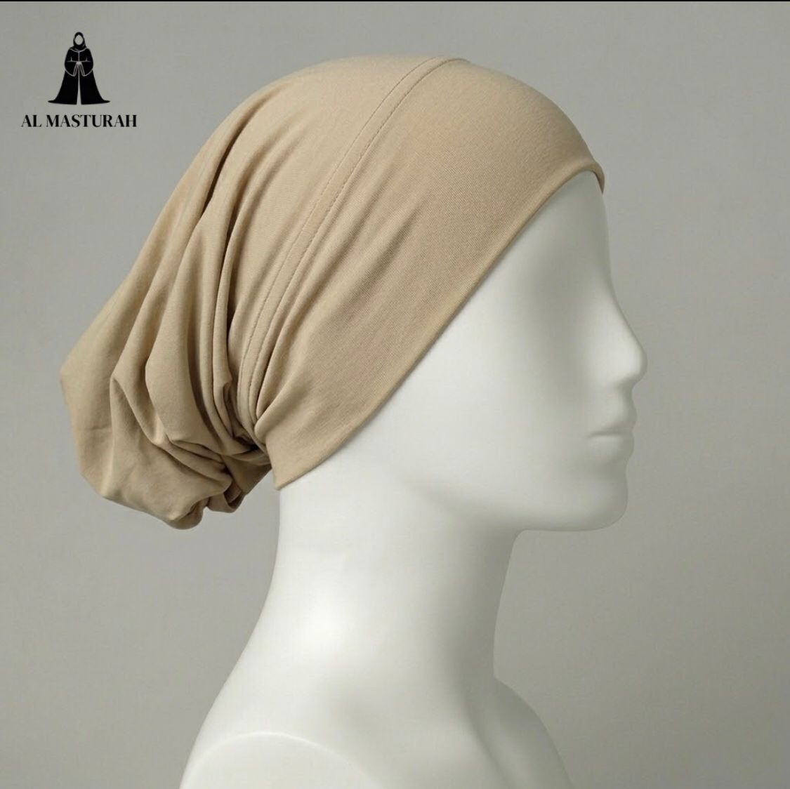 Beige Hijab Cap