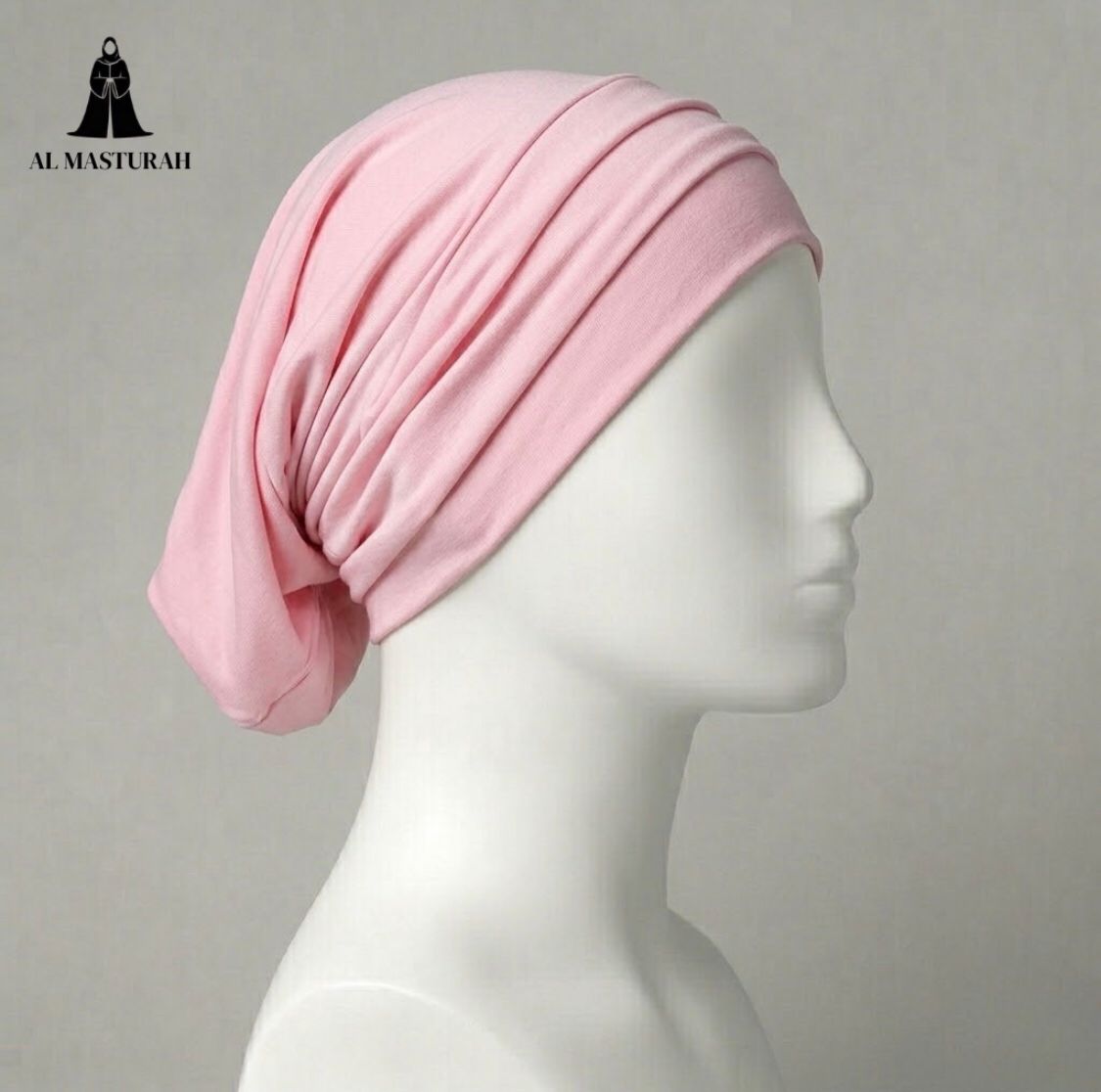 Pink hijab cap