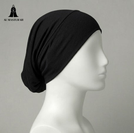 Black Hijab Cap